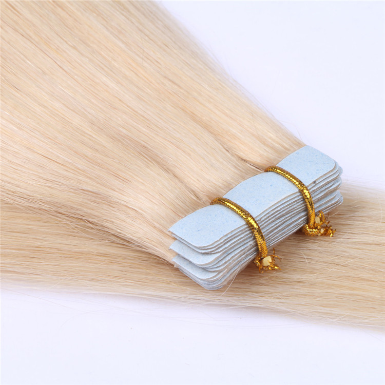 China double sided adhesive tape in hair extension remy 40 pieces manufacturers QM092